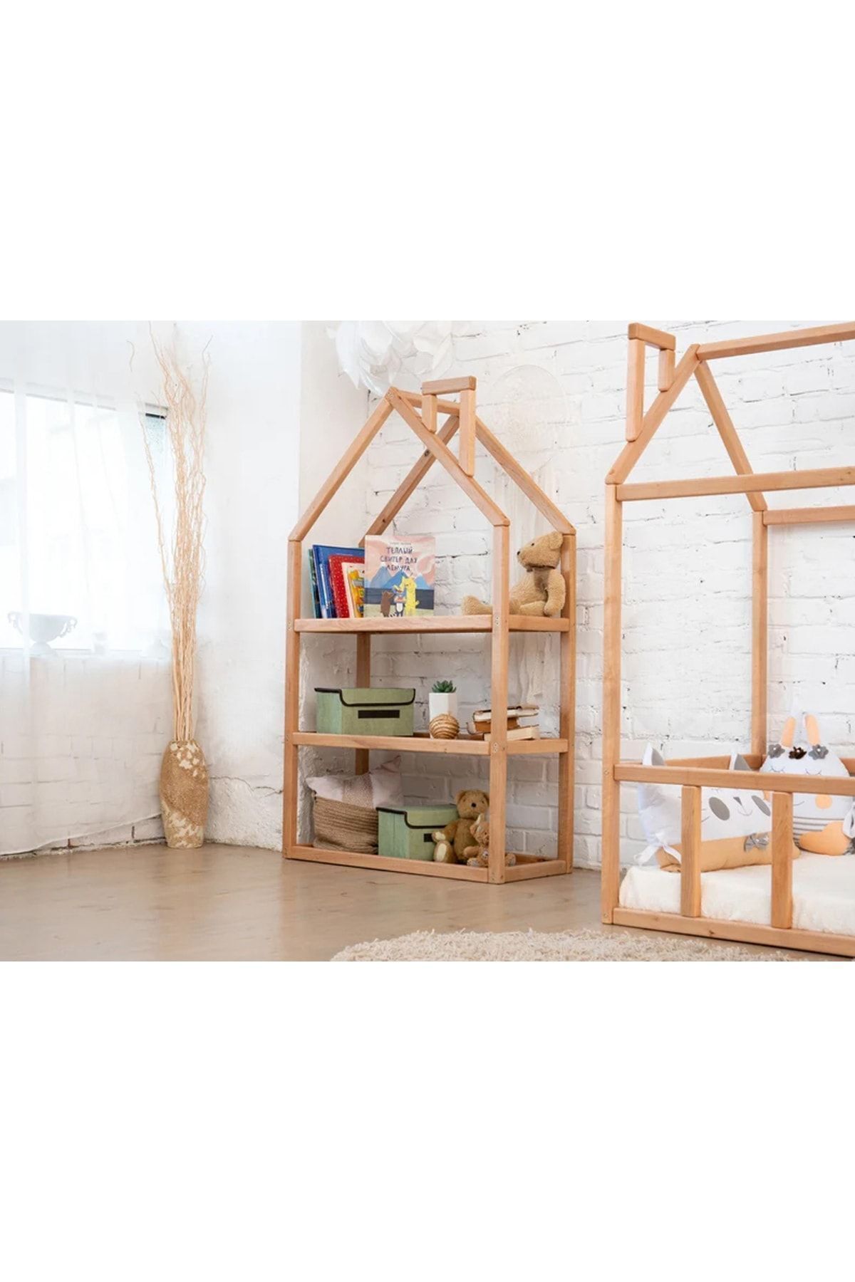 Montessori Kitaplık - Çocuk Odası Kitaplık