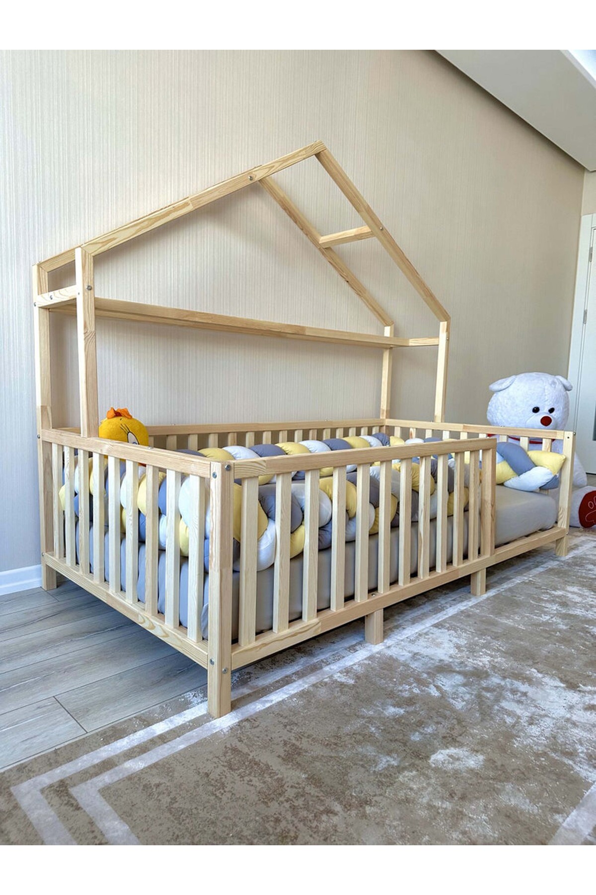 Montessori Ahşap Karyola - Montessori Yatak - Montessori Karyola - Oppipo-18