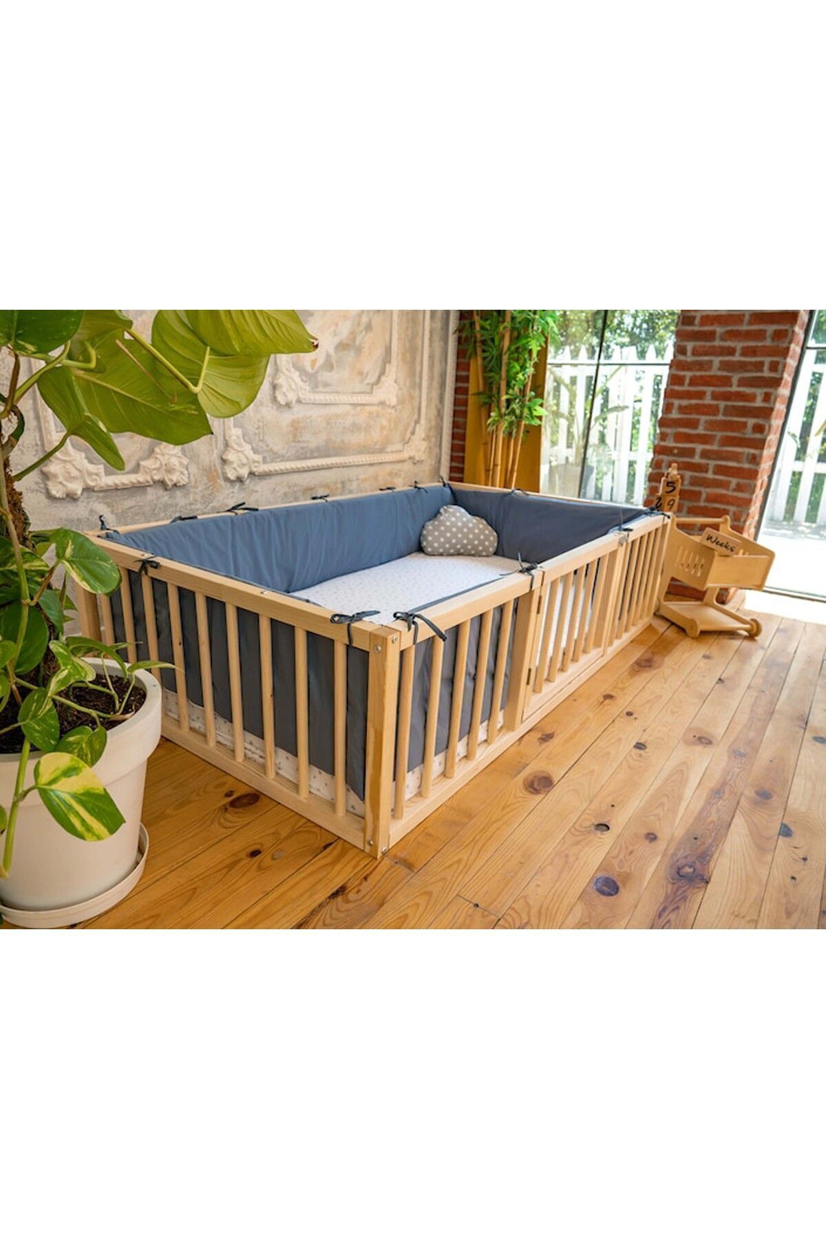 Montessori Ahşap Karyola - Montessori Yatak - Montessori Karyola - Oppipo-20