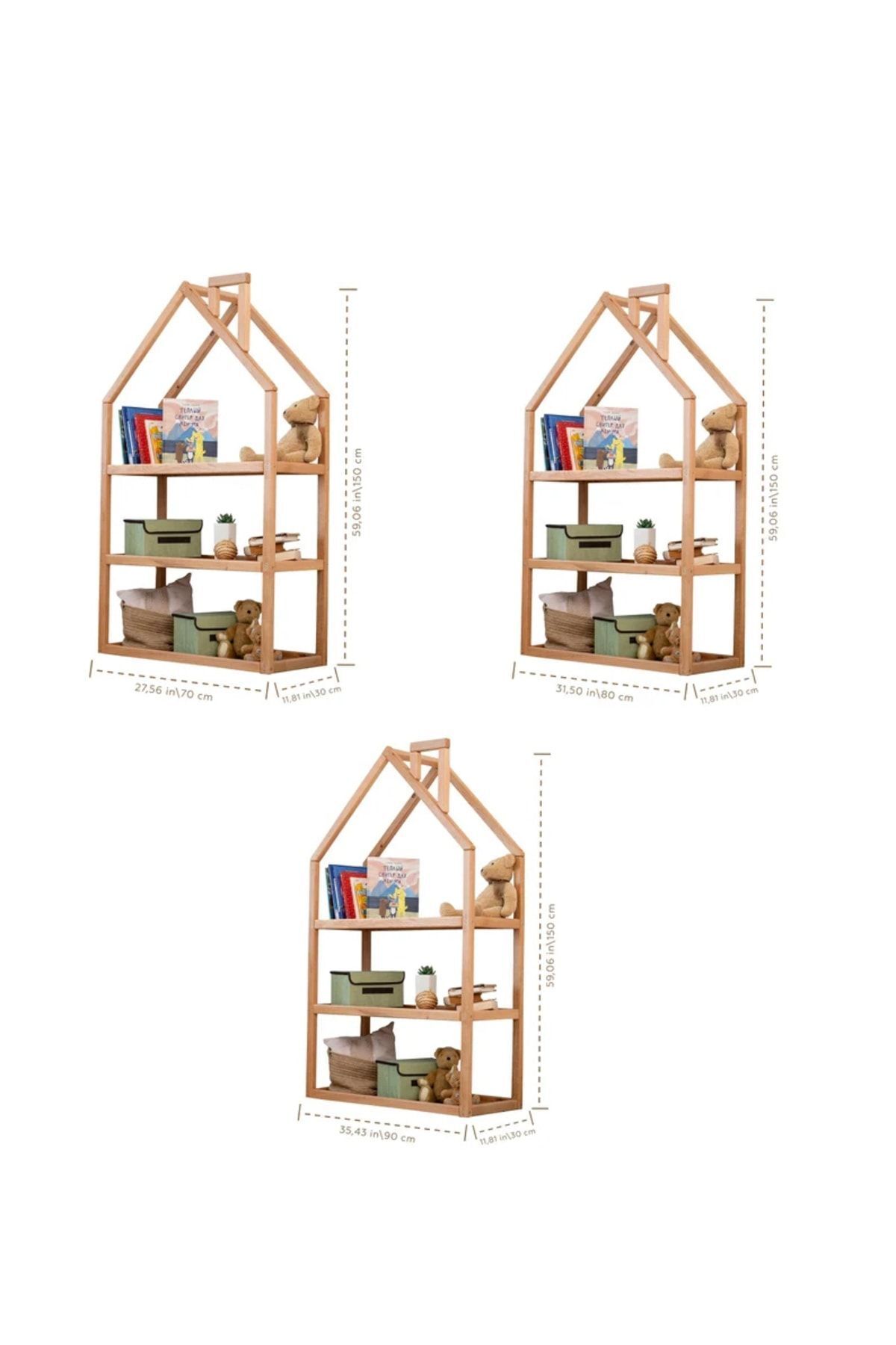 Montessori Kitaplık - Çocuk Odası Kitaplık